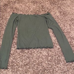 Holistic off the shoulder top